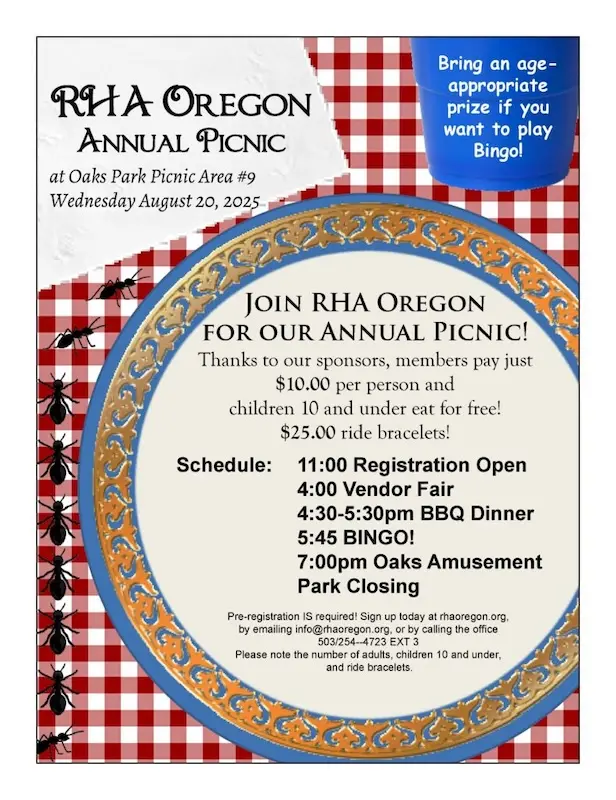 RHA Annual Picnic Flyer